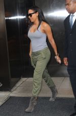 MELANIE BROWN in Tank Top Leaves Her Hotel in New York