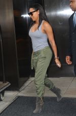 MELANIE BROWN in Tank Top Leaves Her Hotel in New York