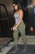 MELANIE BROWN in Tank Top Leaves Her Hotel in New York