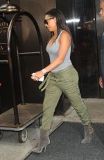 MELANIE BROWN in Tank Top Leaves Her Hotel in New York