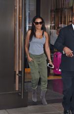MELANIE BROWN in Tank Top Leaves Her Hotel in New York