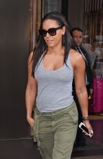 MELANIE BROWN in Tank Top Leaves Her Hotel in New York