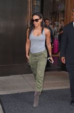 MELANIE BROWN in Tank Top Leaves Her Hotel in New York