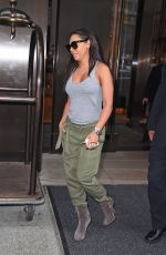 MELANIE BROWN in Tank Top Leaves Her Hotel in New York