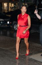 MELANIE BROWN Out for Dinner at Nobu Restaurant in New York