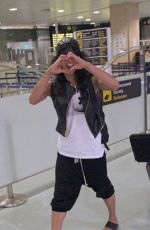 MICHELLE RODRIGUEZ at Airport in Ibiza