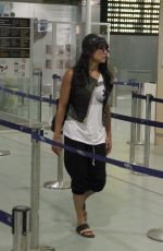 MICHELLE RODRIGUEZ at Airport in Ibiza