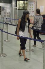 MICHELLE RODRIGUEZ at Airport in Ibiza