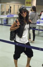 MICHELLE RODRIGUEZ at Airport in Ibiza