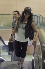 MICHELLE RODRIGUEZ at Airport in Ibiza