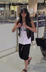 MICHELLE RODRIGUEZ at Airport in Ibiza