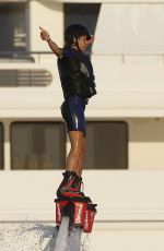 MICHELLE RODRIGUEZ Flyboaring in Ibiza