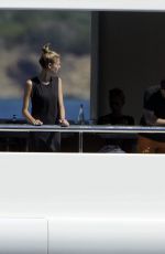 MICHELLE RODRIGUEZ in Bikini at a Yacht in Sardinia