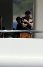 MICHELLE RODRIGUEZ in Bikini at a Yacht in Sardinia
