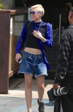 MILEY CYRUS at Kiwami Aushi in Studio City
