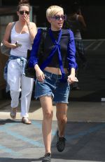 MILEY CYRUS at Kiwami Aushi in Studio City