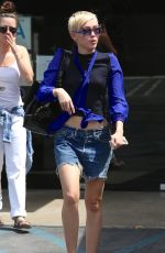 MILEY CYRUS at Kiwami Aushi in Studio City