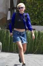 MILEY CYRUS at Kiwami Aushi in Studio City