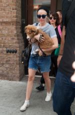 MILEY CYRUS Leaves Her Hotel in New York