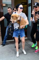 MILEY CYRUS Leaves Her Hotel in New York
