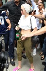 MILEY CYRUS Leaves Her New York