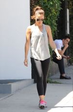 MINKA KELLY Leaves a Gym in Los Angeles