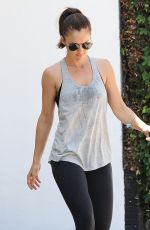 MINKA KELLY Leaves a Gym in Los Angeles