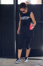 MINKA KELLY Leaves a Gym in West Hollywood