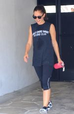 MINKA KELLY Leaves a Gym in West Hollywood