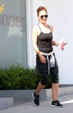 MINKA KELLY Leaves a Gym in West Hollywood