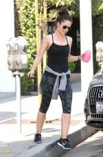 MINKA KELLY Leaves a Gym in West Hollywood