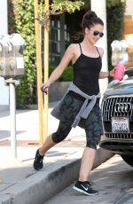 MINKA KELLY Leaves a Gym in West Hollywood