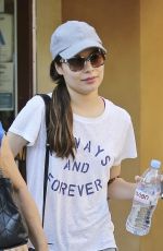 MIRANDA COSGROVE in Shorts at The Grove in West Hollywood