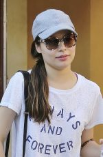 MIRANDA COSGROVE in Shorts at The Grove in West Hollywood