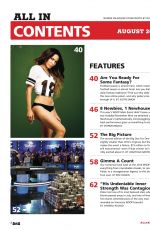 NADINE VELASQUEZ in All In Magazine, August 2014 Issue