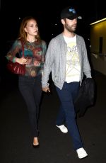 NATALIE PORTMAN Arrives at Beyonce and Jay Z Concert in Los Angeles