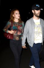 NATALIE PORTMAN Arrives at Beyonce and Jay Z Concert in Los Angeles