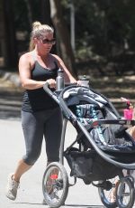 NICOLE EGGERT Out amd About in Los Angeles