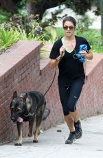 NIKKI REED Out Jogging in Los Angeles 0808