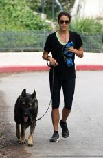 NIKKI REED Out Jogging in Los Angeles 0808