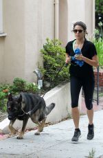 NIKKI REED Out Jogging in Los Angeles 0808