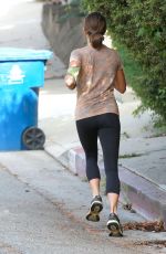 NIKKI REED Out Jogging in Studio City 0908