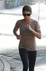 NIKKI REED Out Jogging in Studio City 0908