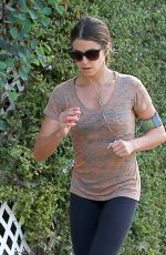 NIKKI REED Out Jogging in Studio City 0908