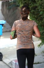 NIKKI REED Out Jogging in Studio City 0908