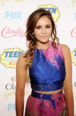 NINA DOBREV at Teen Choice Awards 2014 in Los Angeles