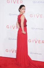 ODEYA RUSH at The Giver Premiere in New York