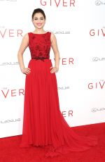 ODEYA RUSH at The Giver Premiere in New York