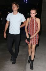 OLIVIA COOKE Arrives at Staples Center in Los ANbf