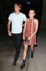 OLIVIA COOKE Arrives at Staples Center in Los ANbf
